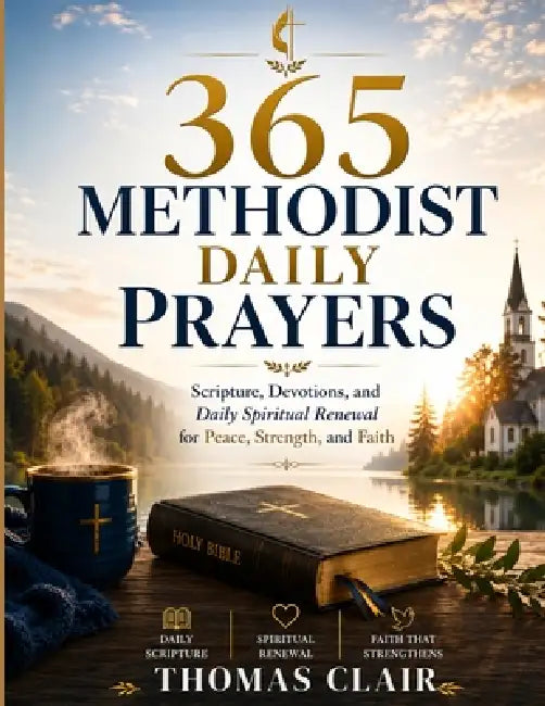 365 Methodist Daily Prayers: Scripture, Devotions, and Daily Spiritual Renewal for Peace, Strength, and Faith by Thomas Clair