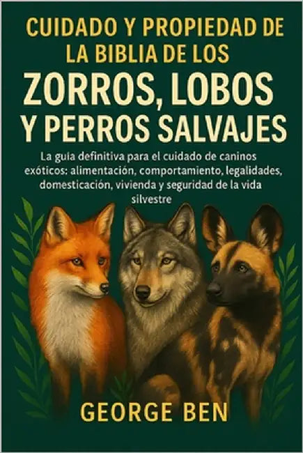 Cuidado Y Propiedad de la Biblia de Zorros, Lobos Y Perros Salvajes: La guía definitiva para el cuidado de caninos exóticos: alimentación, comportamie by Ben, George
