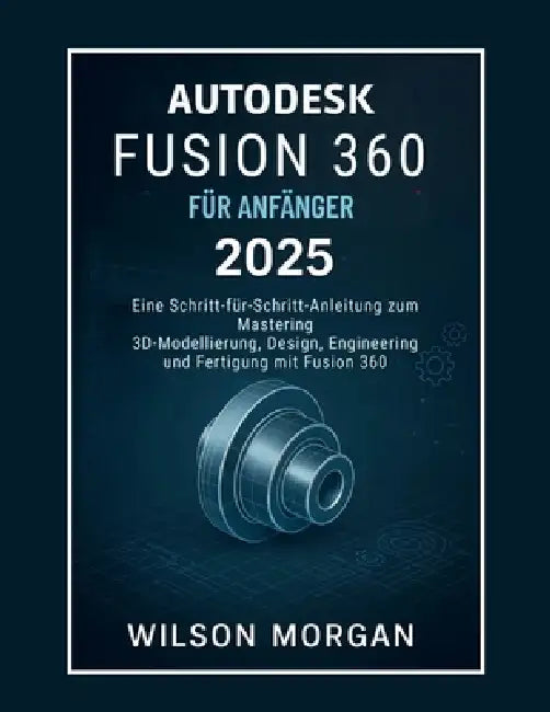Autodesk Fusion 360 Für Anfänger 2025: Eine Schritt-für-Schritt-Anleitung zur Beherrschung von 3D-Modellierung, Design, Engineering und Fertigung mit by Wilson Morgan