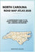 North Carolina Road Map Atlas 2025: A Comprehensive Guide to the State's Highways, Scenic Byways, and Landmark Destinations by Leclerc, Seraphina