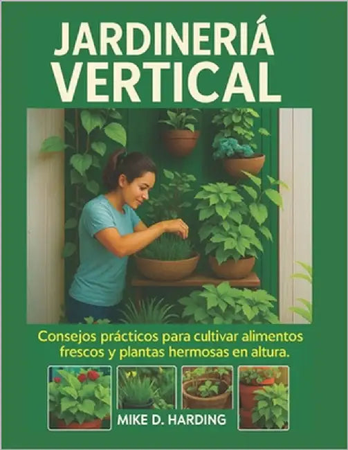 Jardinería Vertical: Consejos prácticos para cultivar alimentos frescos y plantas hermosas en altura. by Harding, Mike D.