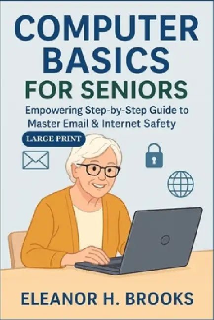 Computer Basics for Seniors: Empowering Step-by-Step Guide to Master Email & Internet Safety by Eleanor H. Brooks