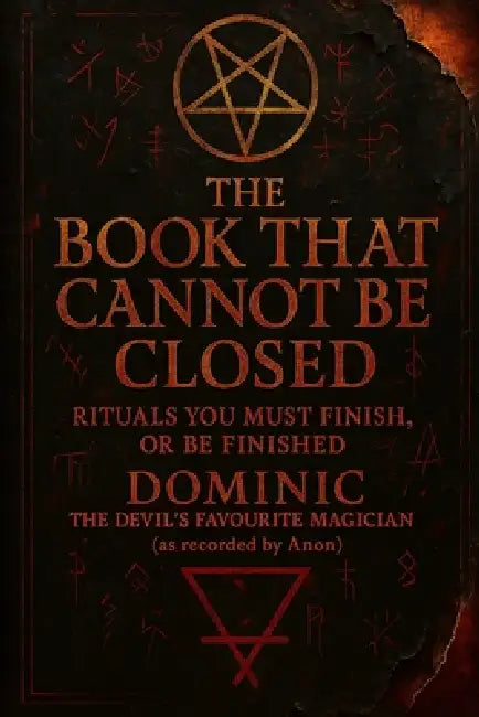 The Book That Cannot Be Closed: Rituals You Must Finish, Or Be Finished by Dominic, the Devil's Favourite Magician by Anon