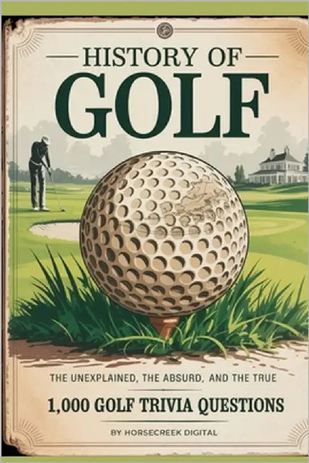 History of Golf: The Unexplained, The Absurd, and The True - 1,000 Golf Trivia Questions by Digital, Horsecreek