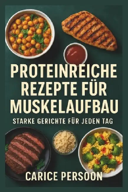 Proteinreiche Rezepte für Muskelaufbau: Starke Gerichte für jeden Tag by Carice Persoon