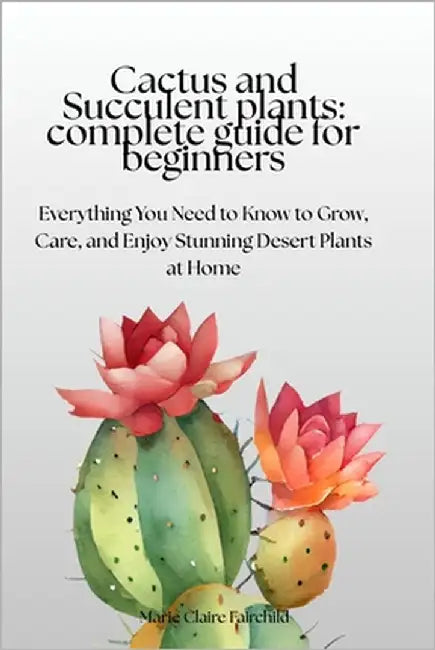 Cactus and Succulent Plants: Complete Guide for Beginners: Everything You Need to Know to Grow, Care, and Enjoy Stunning Desert Plants at Home by Fairchild, Marie Claire