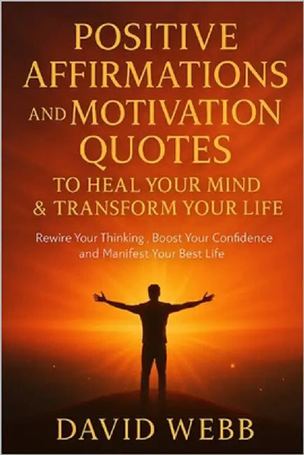 Positive Affirmations and Motivation Quotes to Heal Your Mind & Transform Your Life: Rewire Your Thinking, Boost Your Confidence and Manifest Your Bes by Webb, David