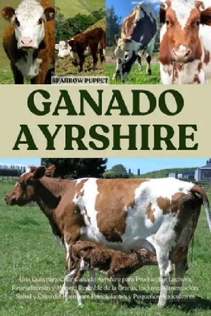 Ganado Ayrshire: Una Guía para Criar Ganado Ayrshire para Producción Lechera, Reproducción y Manejo Rentable de la Granja, Incluye: Alimentación, Salu by Sparrow Puppet