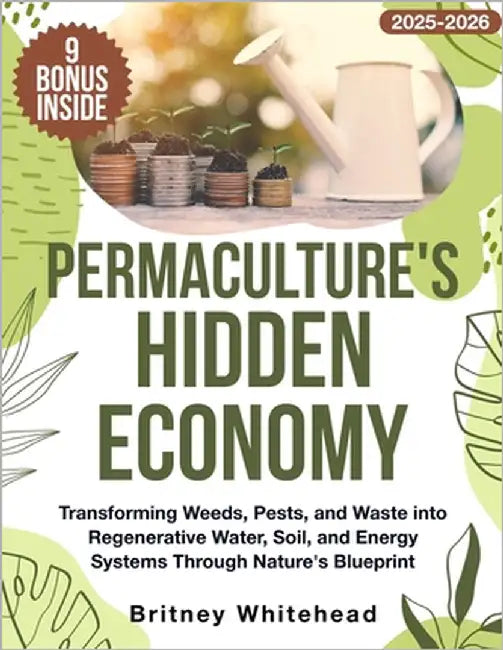 Permaculture's Hidden Economy: Transforming Weeds, Pests, and Waste into Regenerative Water, Soil, and Energy Systems Through Nature's Blueprint by Whitehead, Britney