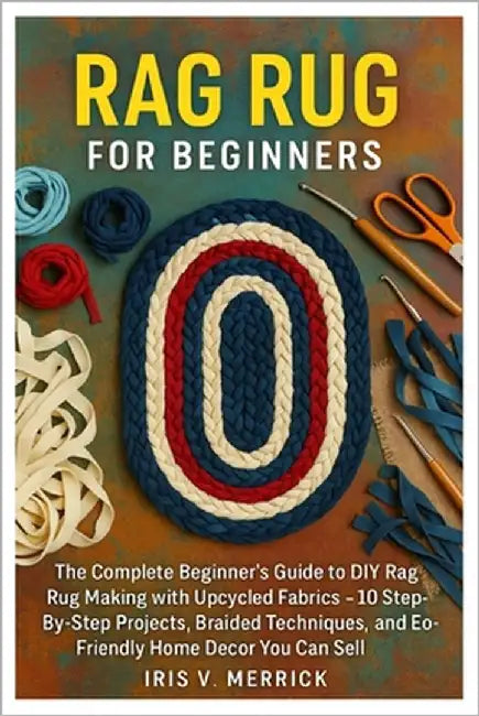 Rag Rug For Beginners: The Complete Beginner's Guide To DIY Rag Rug Making With Upcycled Fabrics - 10 Step-By-Step Projects, Braided Techniques, And E by Merrick, Iris V.
