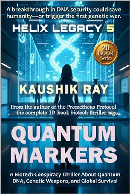 Quantum Markers - Helix Legacy 5: A Biotech Conspiracy Thriller About Quantum DNA, Genetic Weapons, and Global Survival by Ray, Kaushik