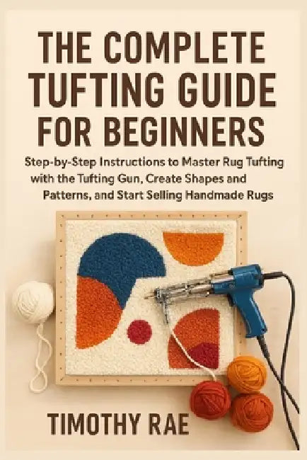 The Complete Tufting Guide for Beginners: Step-by-Step Instructions to Master Rug Tufting with the Tufting Gun, Create Shapes and Patterns, and Start by Timothy Rae