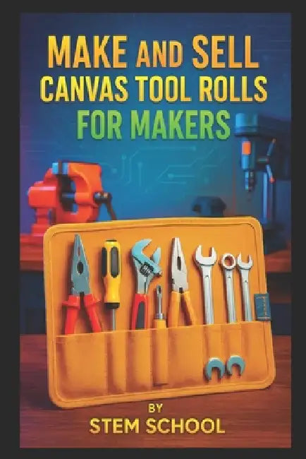 Make and Sell Canvas Tool Rolls for Makers: Heavy-Duty Fabric Tool Organizers for Mechanics, DIYers and Craftsmen by Stem School