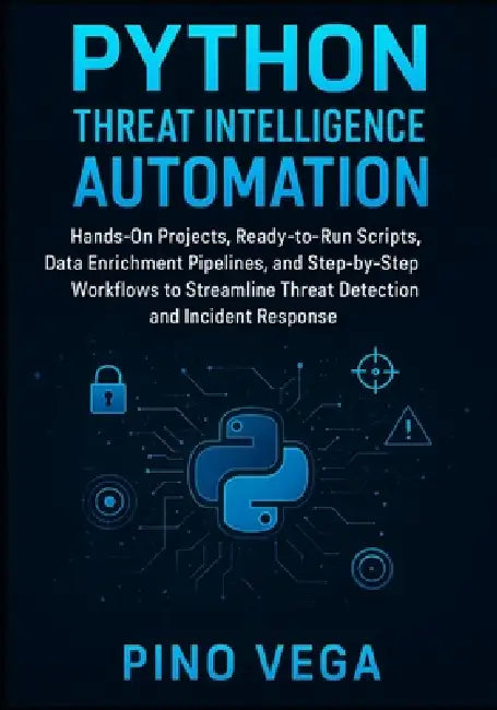 Python Threat Intelligence Automation: Hands-On Projects, Ready-to-Run Scripts, Data Enrichment Pipelines, and Step-by-Step Workflows to Streamline Th by Pino Vega