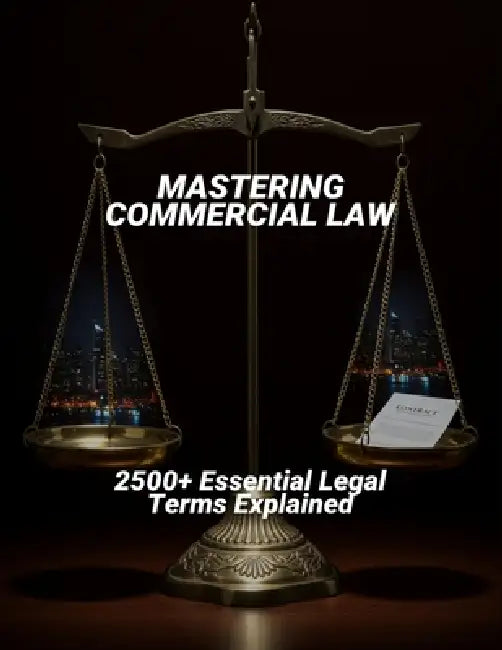Mastering Commercial Law: 2500+ Essential Legal Terms Explained by Hong Ware