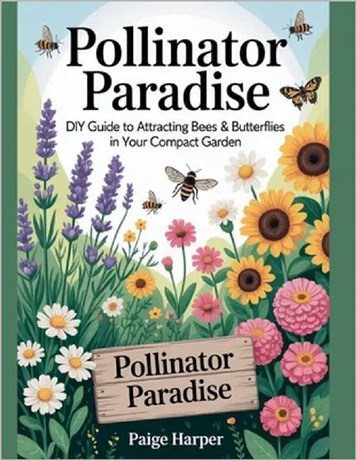 Pollinator Paradise: DIY Guide to Attracting Bees & Butterflies in Your Compact Garden by Harper, Paige