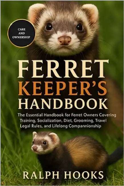 Ferret Keeper's Handbook: The Essential Handbook for Ferret Owners Covering Training, Socialization, Diet, Grooming, Travel, Legal Rules, and Lifelong by Hooks, Ralph
