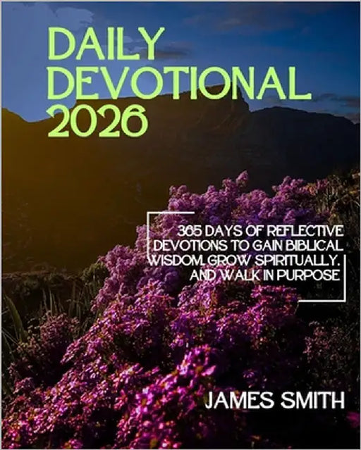 Daily Devotional 2026: 365 Days of Reflective Devotions to Gain Biblical Wisdom Grow Spiritually and Walk in Purpose by Smith, James