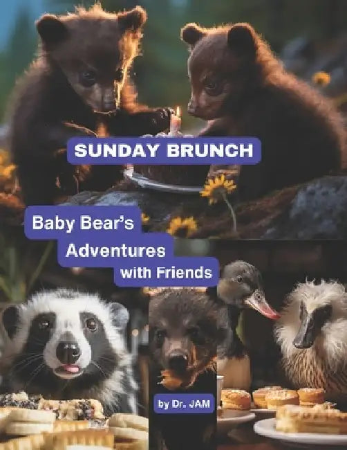 Baby Bear's Large Print Adventures with Friends-Large Print Edition-Picture Portfolio: Sunday Brunch by Janet a. Munger