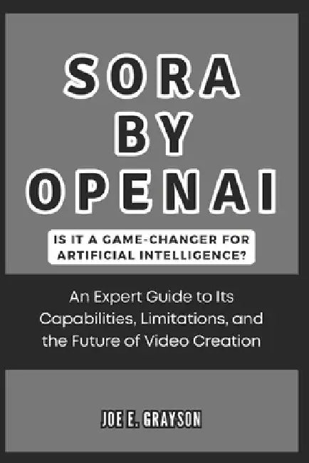 Sora by OpenAI: Is It a Game-Changer for Artificial Intelligence?: An Expert Guide to Its Capabilities, Limitations, and the Future of Video Creation by Joe E. Grayson