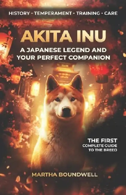 Akita Inu: A Japanese Legend and Your Perfect Companion: The Complete Guide to the History, Temperament, Training and Care of the Japanese Breed by Martha Boundwell