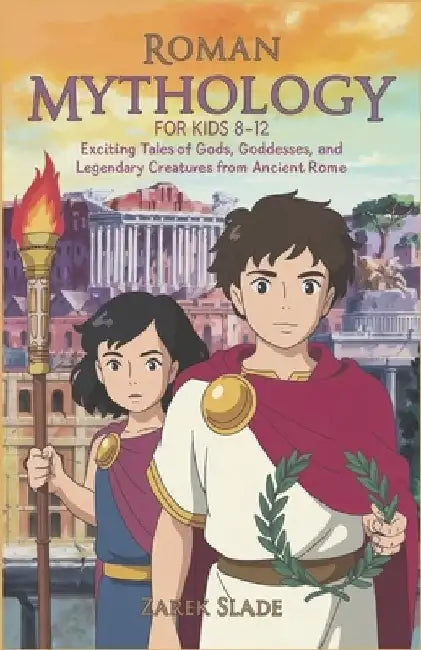 Roman Mythology for Kids Ages 8-12: Exciting Tales of Gods, Goddesses, and Legendary Creatures from Ancient Rome by Zarek Slade