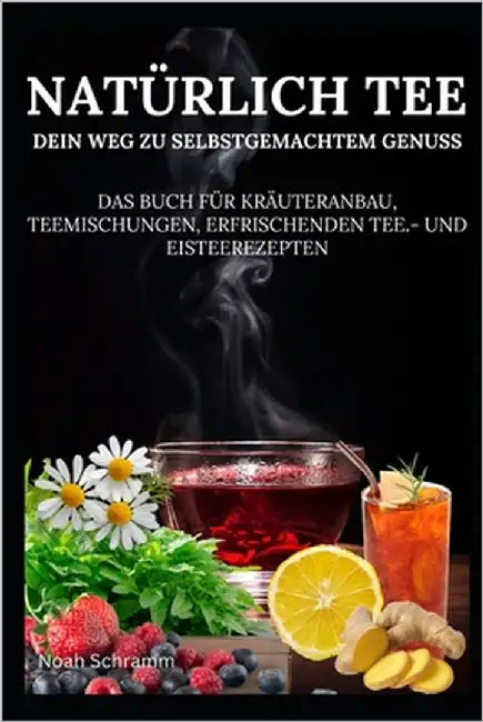 Natürlich Tee - Dein Weg zu selbstgemachtem Genuss - Vom Beet in deine Tasse! - Über 40 Rezepte!: "Das Buch für Kräuteranbau, Teemischungen, erfrische by Schramm, Noah