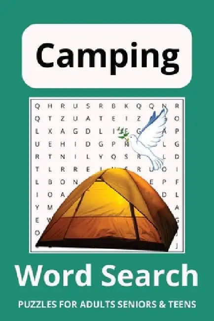 Camping Word Search Puzzle Book: Word Searches with Easy to Read Print about Camping, Nature, Outdoors and More 6x9 inches, 110 pages 50+ Puzzles ... by Mike Words Search