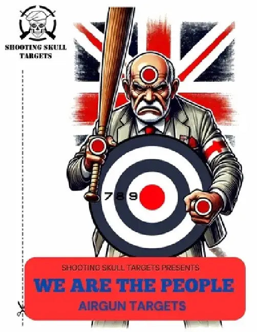 We Are The People Airgun Targets: Airgun Targets Shooting Targets Target Book by Shooting Skull Targets