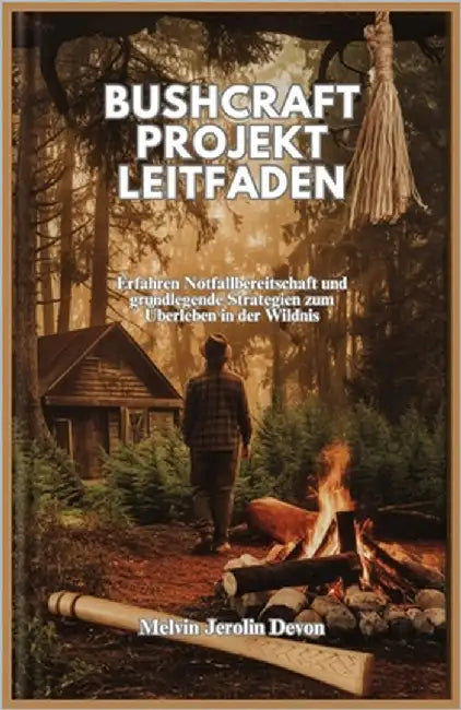 Bushcraft Projekt Leitfaden: Erfahren Notfallbereitschaft und grundlegende Strategien zum Überleben in der Wildnis by Jerolin Devon, Melvin