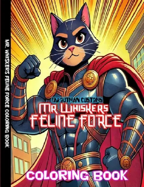 Mr. Whiskers Feline Force Coloring Book by Richard W. Hulse