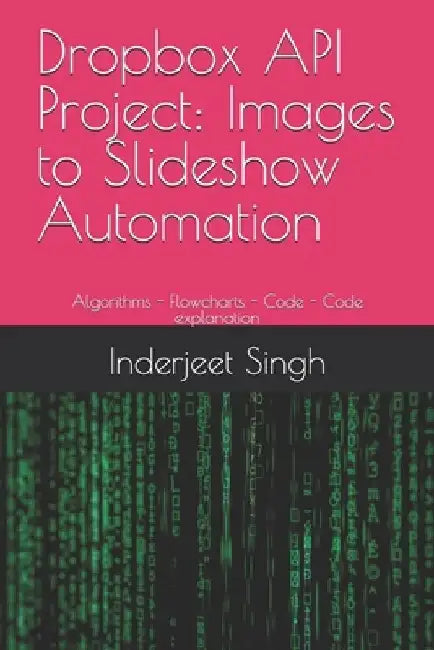 Dropbox API Project: Images to Slideshow Automation: Algorithms - Flowcharts - Code - Code explanation by Inderjeet Singh
