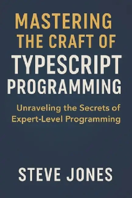 Mastering the Craft of TypeScript Programming: Unraveling the Secrets of Expert-Level Programming by Steve Jones