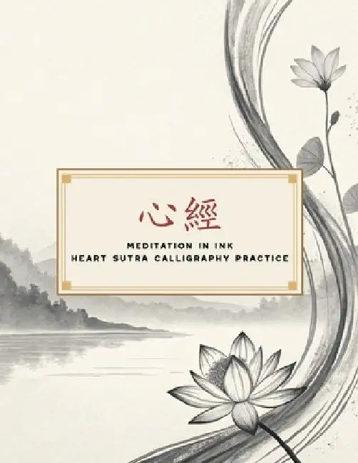 Meditation in Ink - Heart Sutra Calligraphy Practice: A Mindful Journey Through Calligraphy and Buddhist Wisdom by Wei-Jung Chen