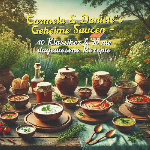 Carmela & Daniele's Geheime Saucen - 40 Klassiker & 20 nie dagewesene Rezepte: Saucen & Dips, die du noch nie probiert hast - 20 brandneue Kreationen by Daniele Petriglieri, Carmela Petriglieri