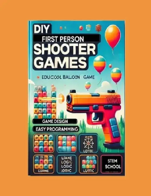 DIY First-Person Shooter Games: Build Your Own Computer Game with Easy Programming & Design by Stem School