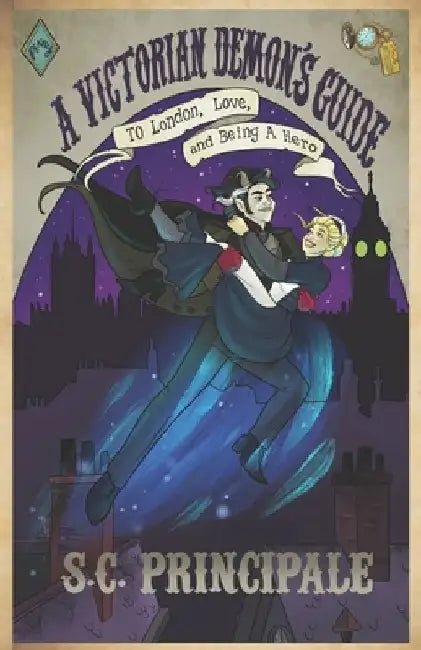 A Victorian Demon's Guide to London, Love, and Being a Hero: A Time for Monsters Romance by Kit Fox Art
