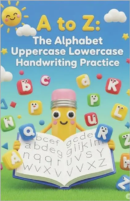 "A to Z: The Alphabet Uppercase Lowercase Handwriting Practice" Handwriting Practice alphabet by Khan, Hasarat