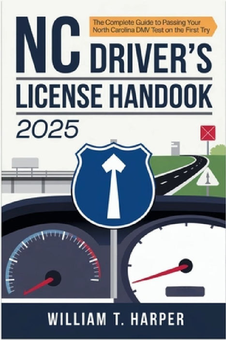 NC Driver's License Handbook 2025: The Complete Guide to Passing Your North Carolina DMV Test on the First Try by William T Harper