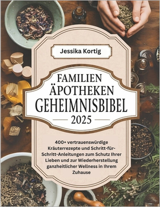 Familien-Apotheken Geheimnisbibel: 400+ vertrauenswürdige Kräuterrezepte und Schritt-für-Schritt-Anleitungen zum Schutz Ihrer Lieben und zur Wiederher by Jessika Kortig