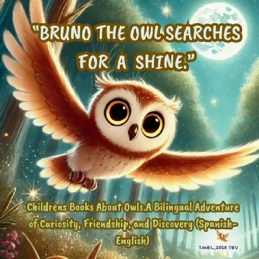 "Bruno the Owl Searches for a Shine.": Childrens Books About Owls. A Bilingual Adventure of Curiosity, Friendship, and Discovery (Spanish-English) by Tanel_2025 Fbv