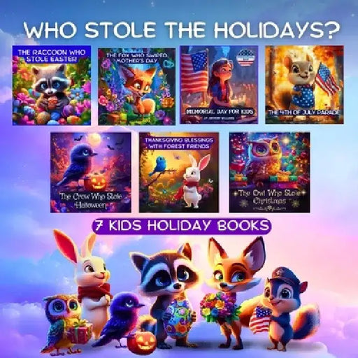 Who Stole the Holidays?: (A Collection of 7 Kids Holiday Books) From Easter Eggs to Christmas Cheer by J. P. Anthony Williams