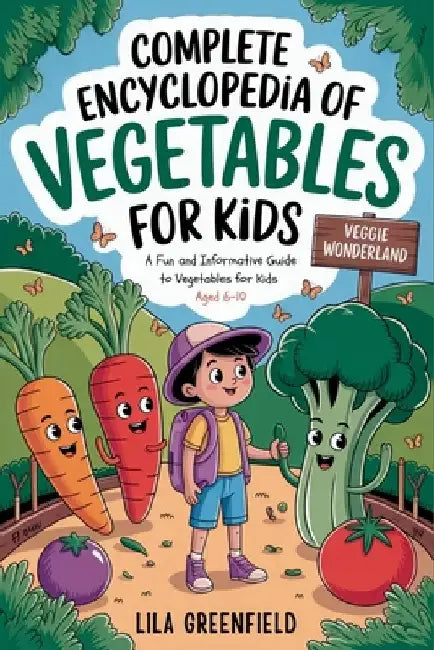 Complete Encyclopedia of Vegetables for Kids: A Fun and Informative Guide to Vegetables for Kids Aged 6-10 by Lila Greenfield