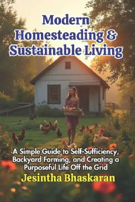 Modern Homesteading & Sustainable Living: A Simple Guide to Self-Sufficiency, Backyard Farming, and Creating a Purposeful Life Off the Grid by Jesintha Bhaskaran