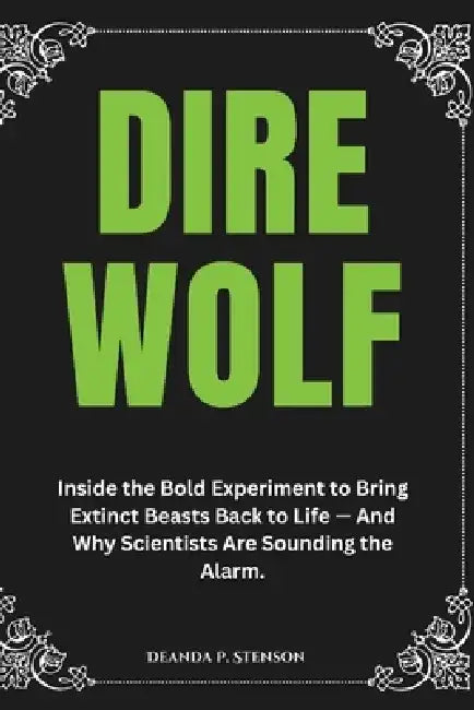 Dire Wolf: Inside the Bold Experiment to Bring Extinct Beasts Back to Life - And Why Scientists Are Sounding the Alarm. by Deanda P. Stenson