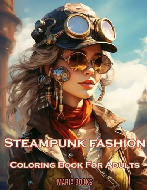 Steampunk Fashion: Coloring Book For Adults by Maria Books