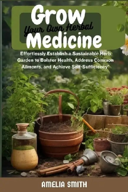 Grow Your Own Herbal Medicine: Establish a Sustainable Herb Garden to Bolster Health, Remedy Common Ailments, and Achieve Self- Sufficiency by Amelia Smith