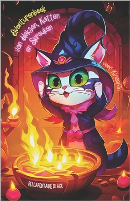 Avonturenboek van Heksen, Katten en Spreuken voor Kinderen: Witte Magie en Hekserij voor Beginners Betoverende Verhalen met Praktische Gidsen, gericht by Black, Bellafontaine