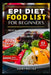Epi Diet Food List for Beginners: Revitalize Your Nutrition: A Culinary Journey to Wellness by Kerry Motter