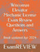 Wisconsin Elevator Mechanic License Exam Review Questions and Answers by Mike Yu